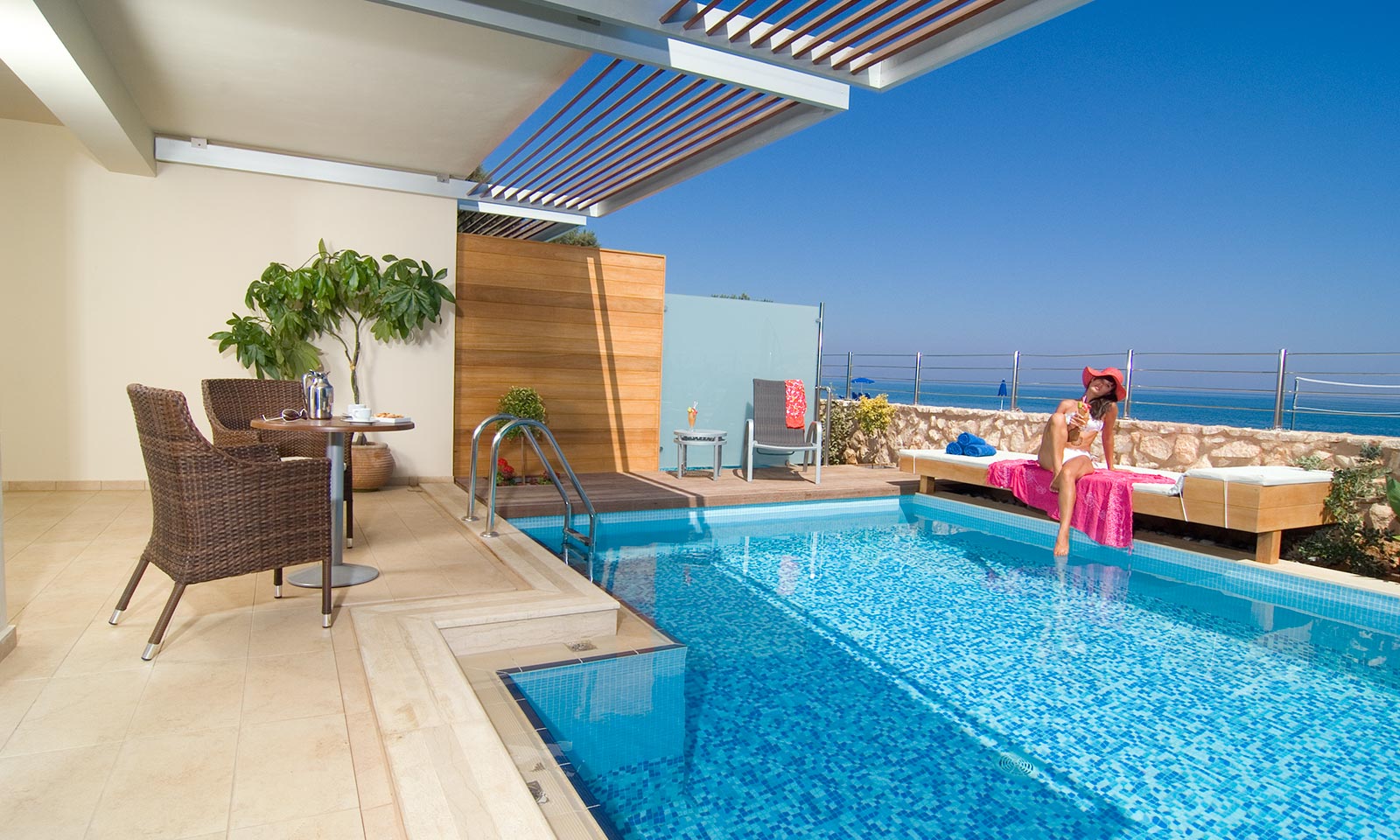 Water Front Suite Private Pool Chania Crete Suites Chania   3. Imperial Pool Suite 1 